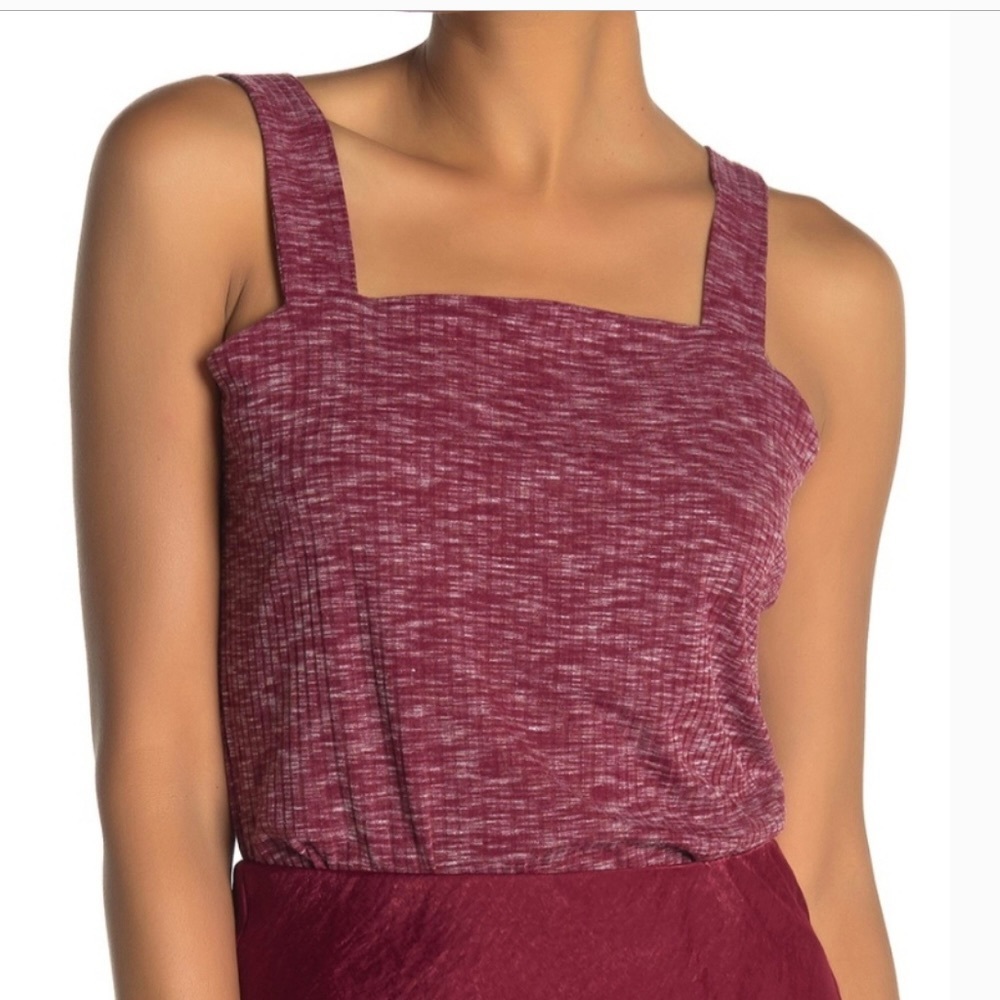 BOBEAU Ribbed Marl Tank Top 125